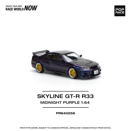 PR640256 SKYLINE GT-R R33 NISMO - MIDNIGHT PURPLE
