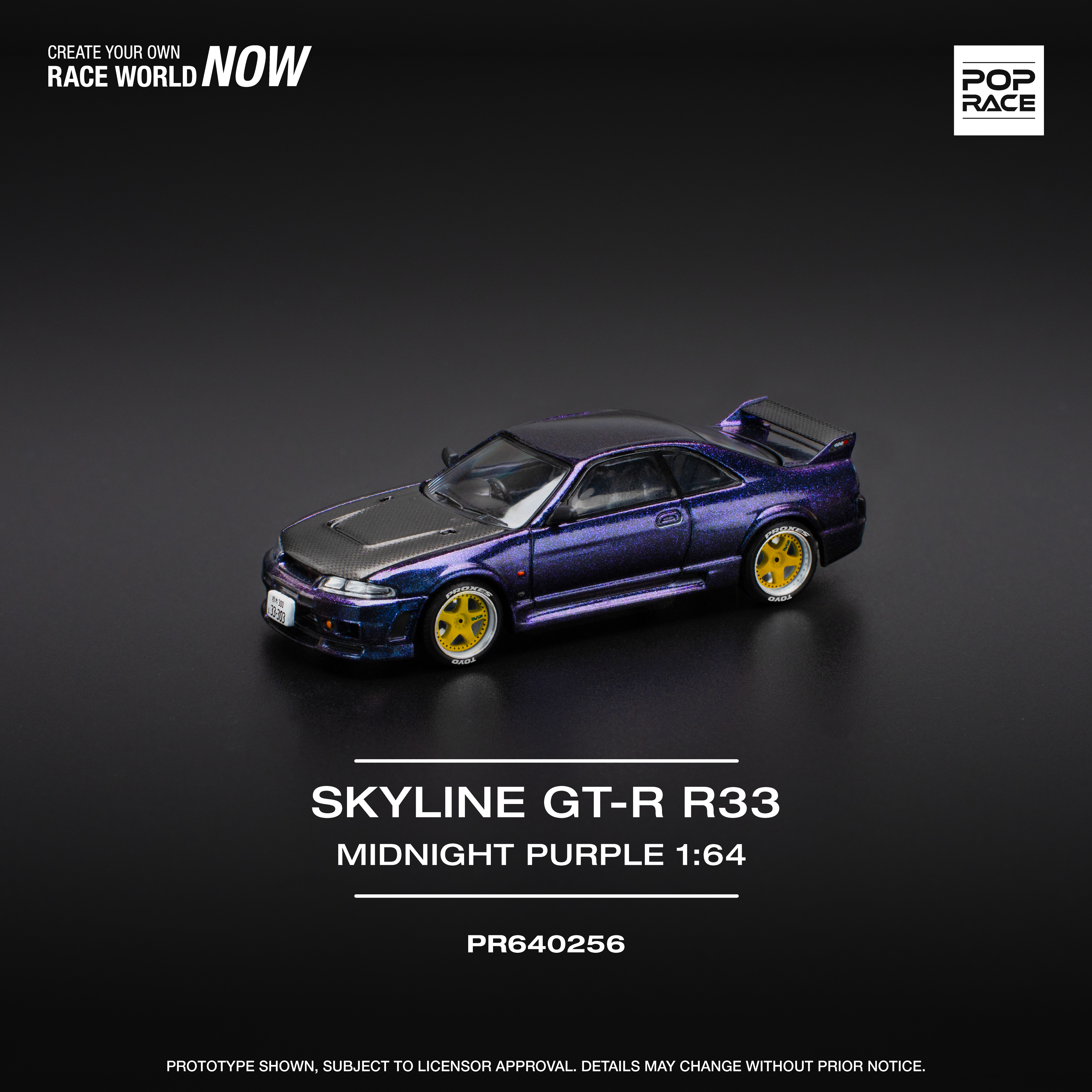 PR640256 SKYLINE GT-R R33 NISMO - MIDNIGHT PURPLE - Image 5