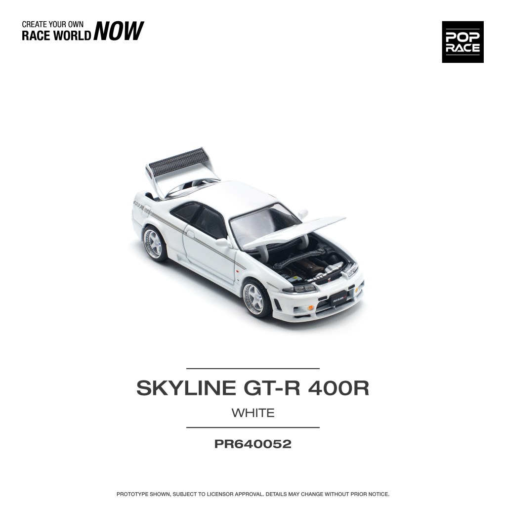 PR640052 NISSAN GT-R R33 NISMO 400R WHITE