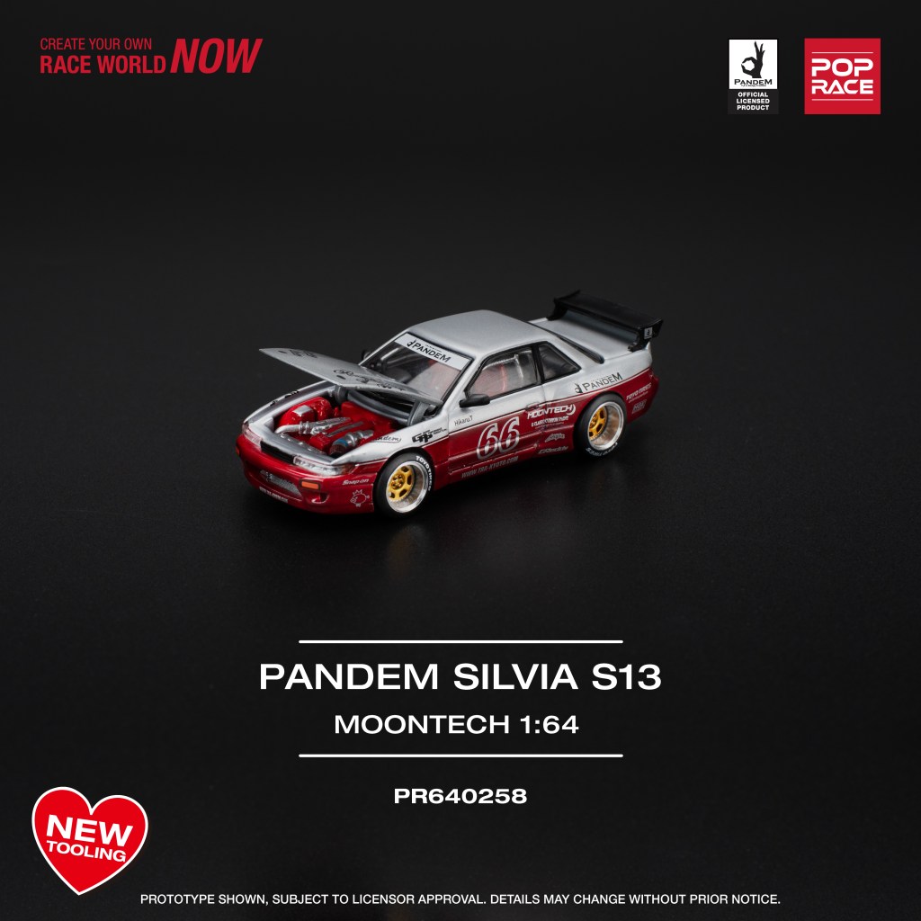 PR640258 PANDEM SILVIA S13 - MOONTECH RED