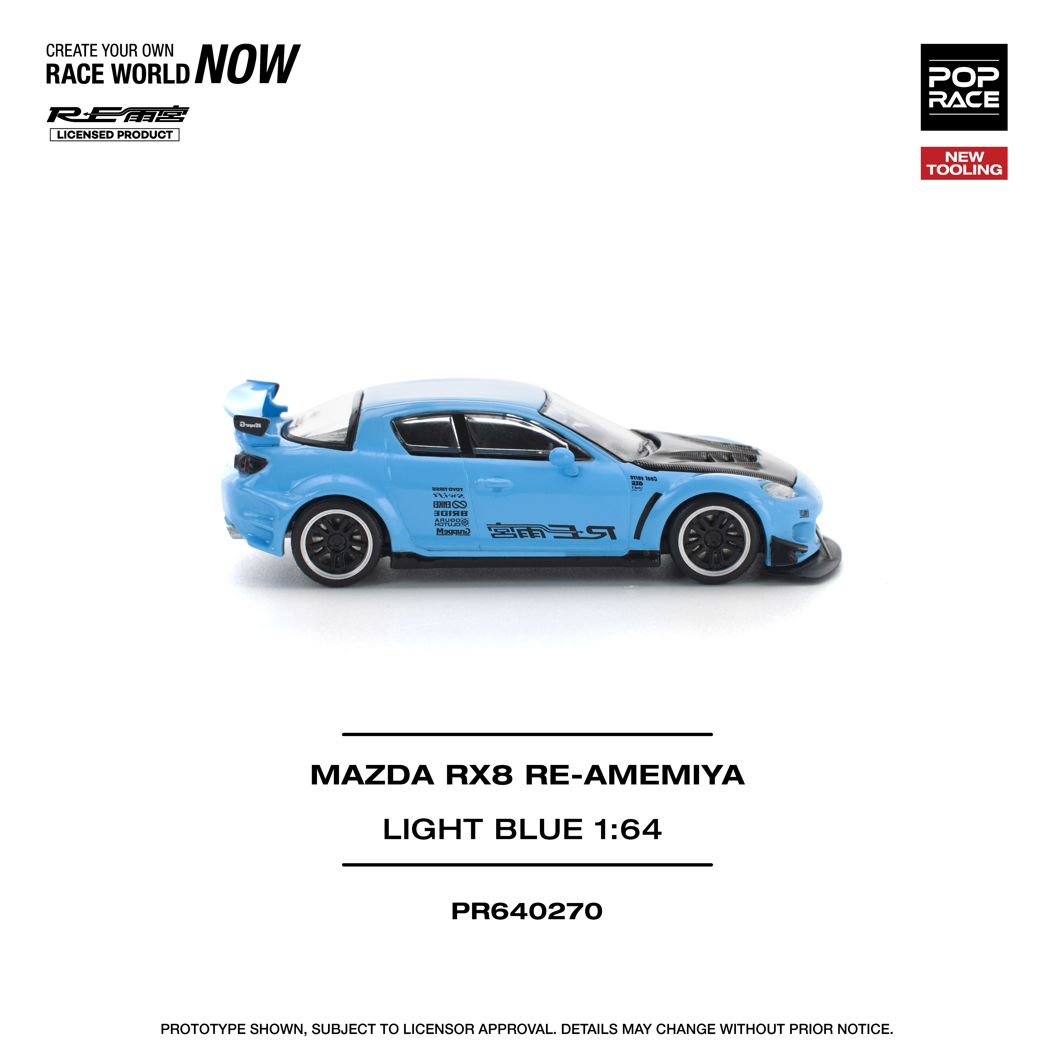 PR640270 MAZDA RX-8 RE-AMEMIYA - LIGHT BLUE (New Tooling) - Image 7