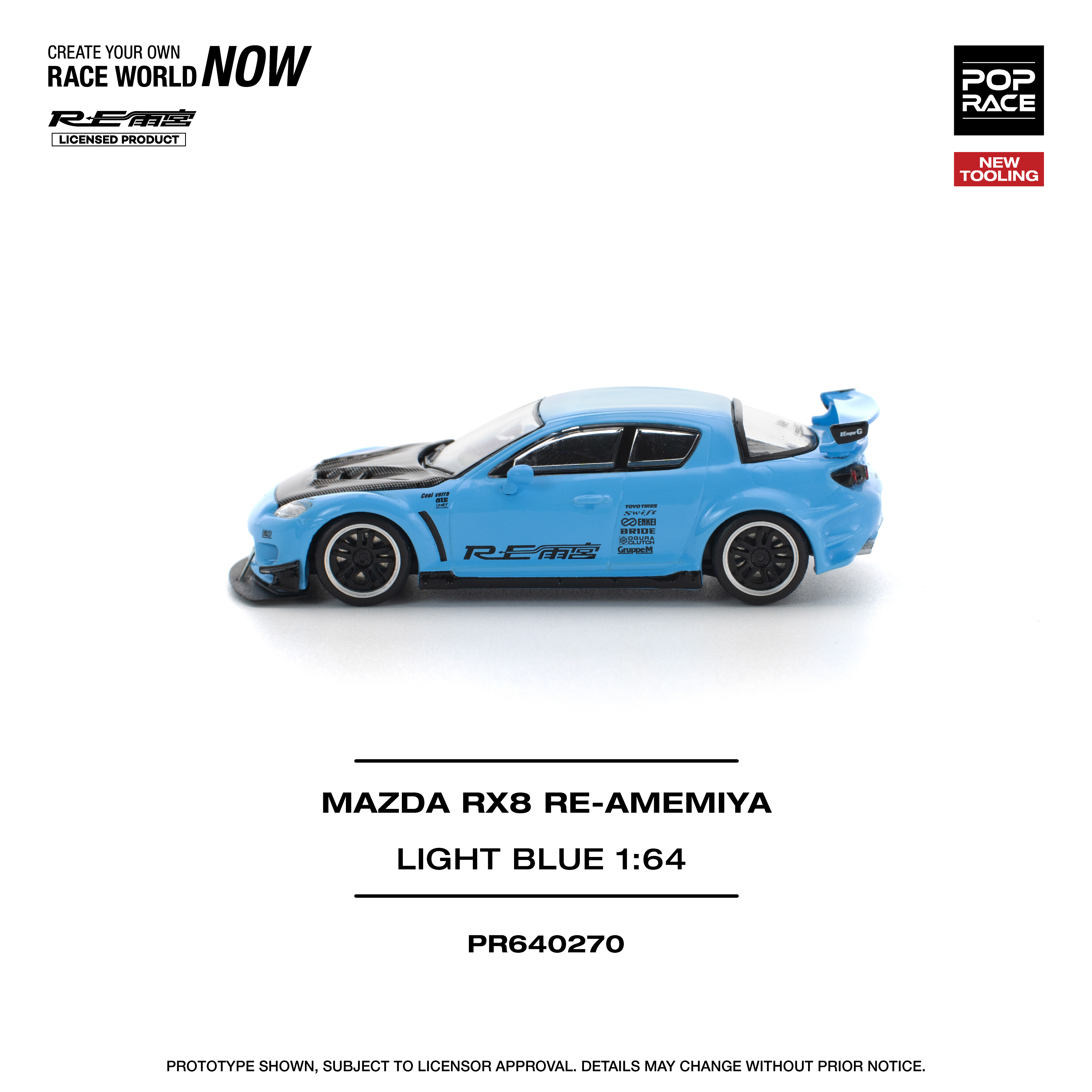 PR640270 MAZDA RX-8 RE-AMEMIYA - LIGHT BLUE (New Tooling) - Image 9