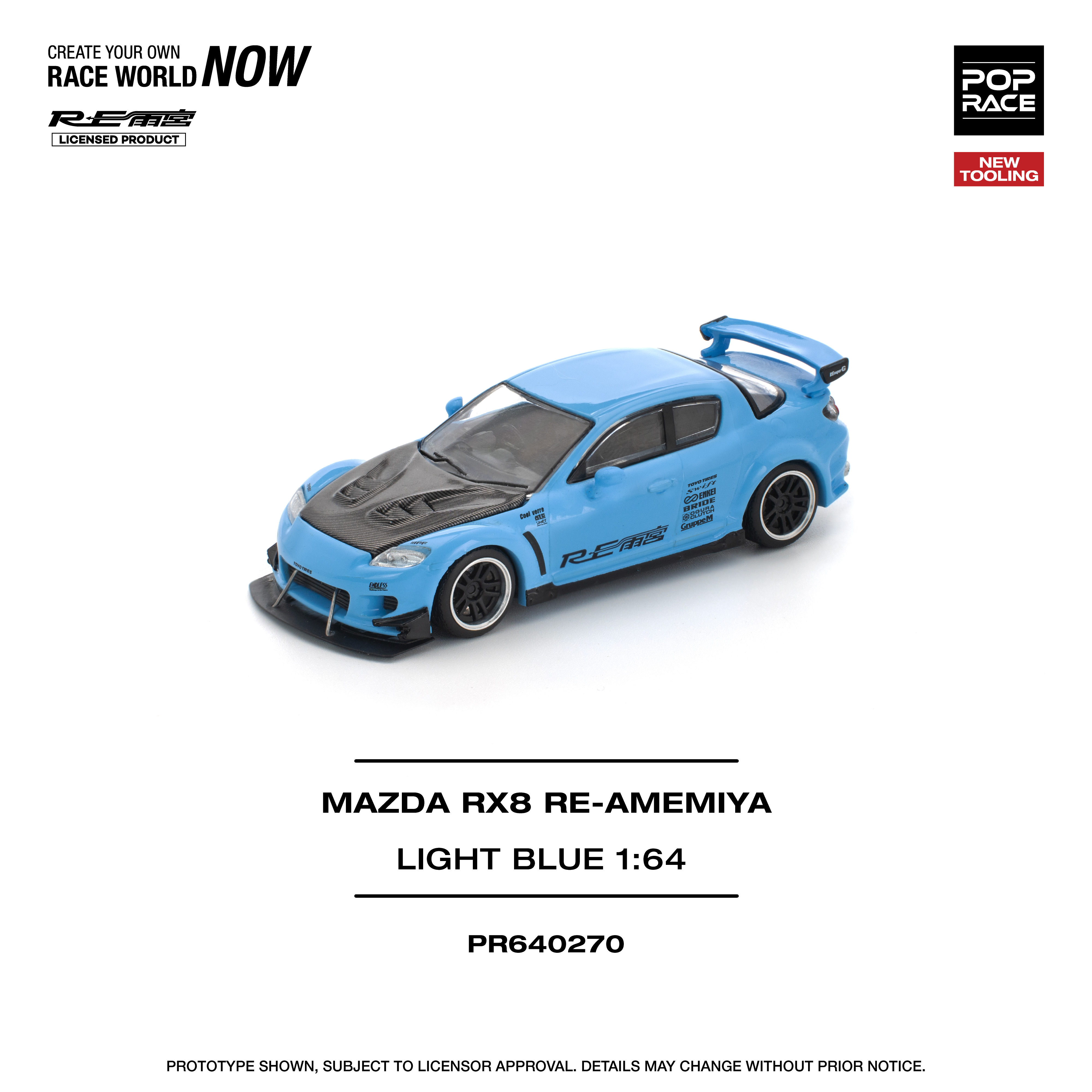 PR640270 MAZDA RX-8 RE-AMEMIYA - LIGHT BLUE (New Tooling) - Image 10