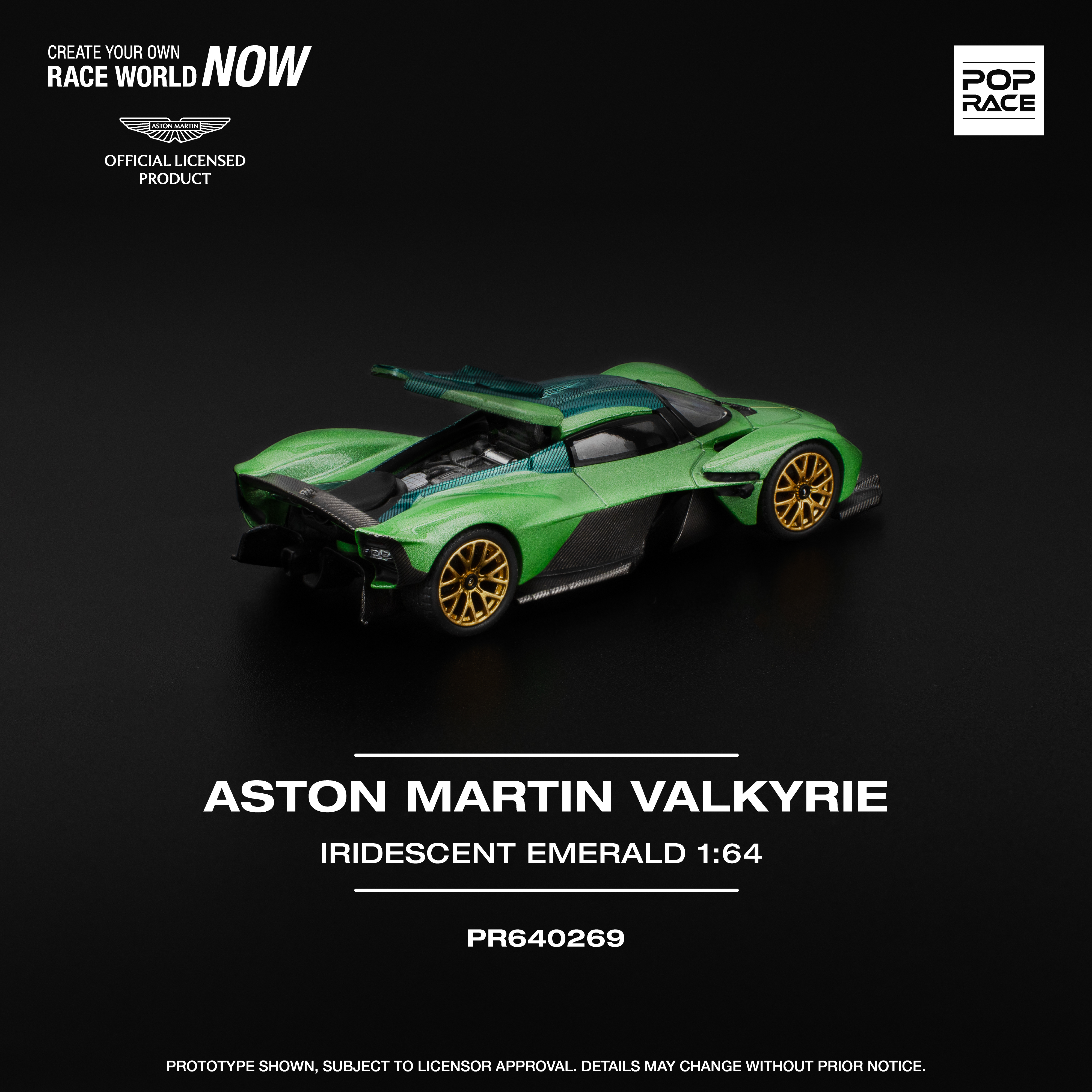 PR640269 ASTON MARTIN VALKYRIE IRIDESCENT EMERALD - Image 10