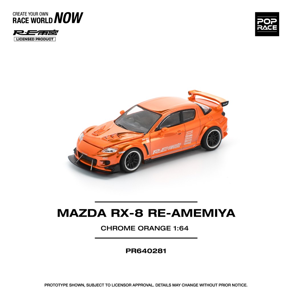 PR640281 MAZDA RX-8 RE-AMEMIYA CHROME ORANGE