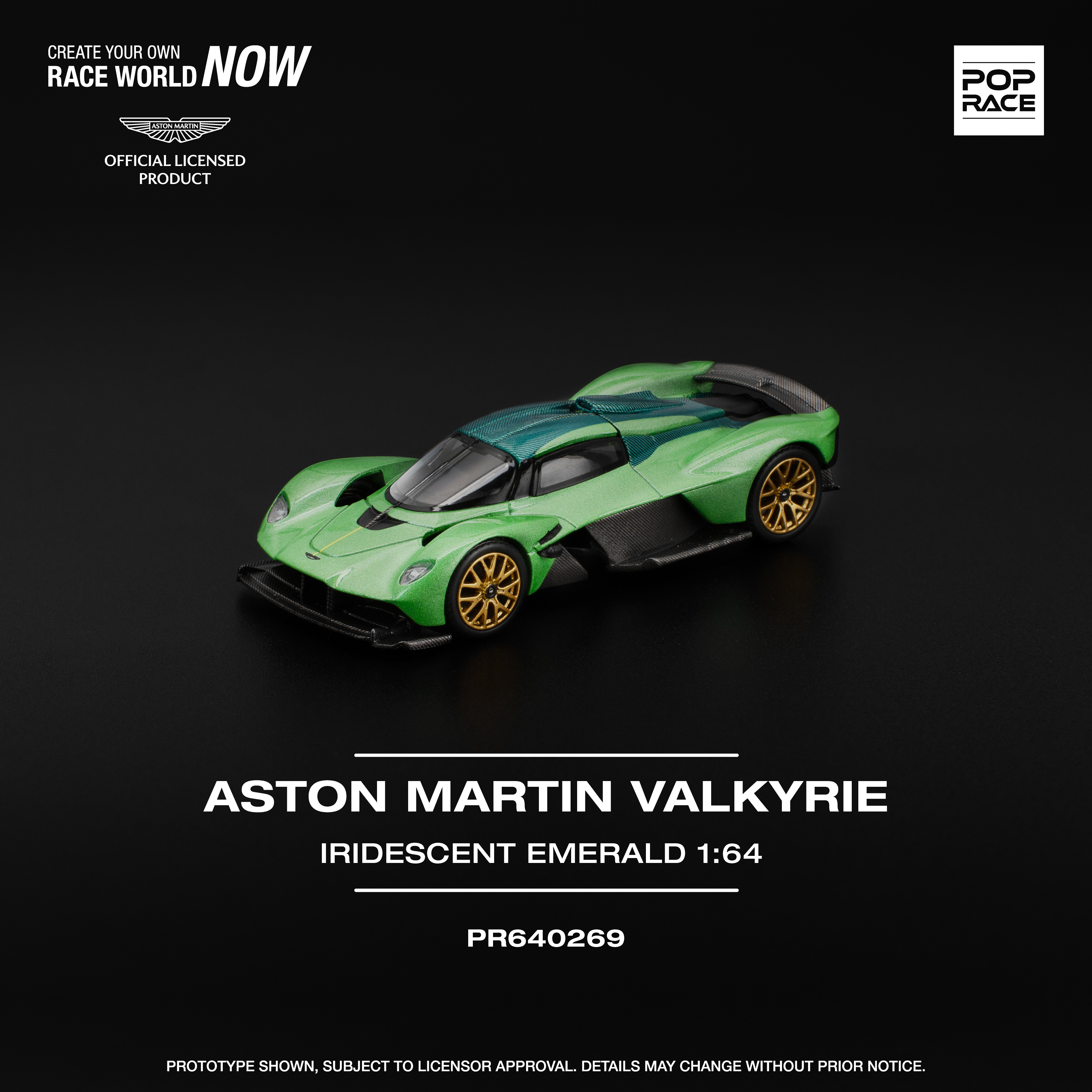 PR640269 ASTON MARTIN VALKYRIE IRIDESCENT EMERALD - Image 3