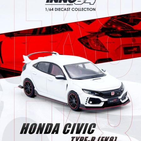 [In Stock] IN64-FK8-WHI - HONDA CIVIC TYPR-R (FK8) White
