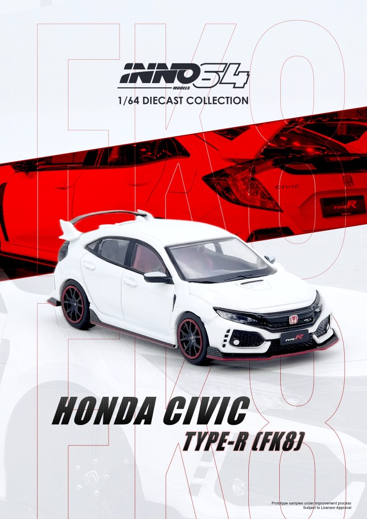 IN64-FK8-WHI - HONDA CIVIC TYPR-R (FK8) White