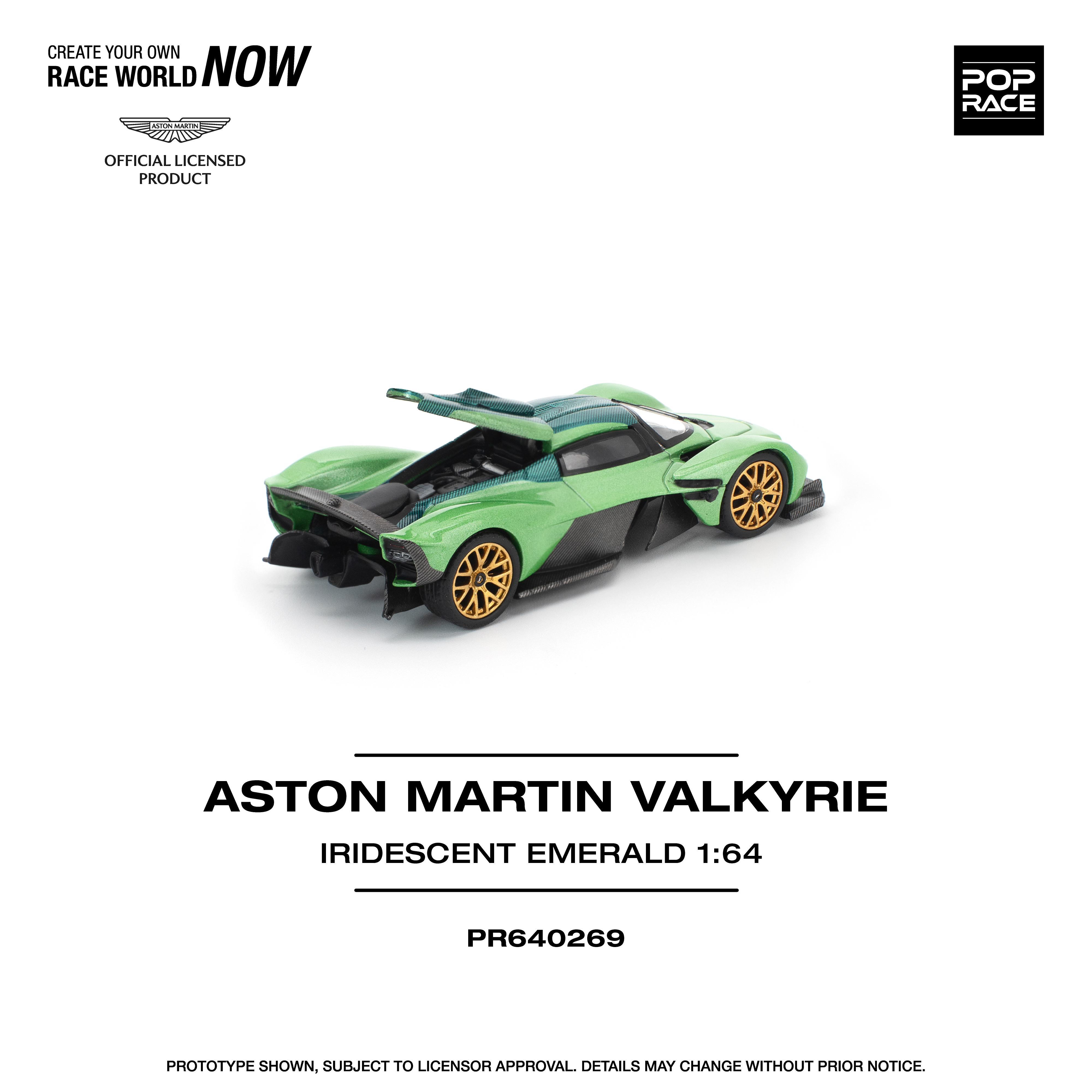 PR640269 ASTON MARTIN VALKYRIE IRIDESCENT EMERALD - Image 5