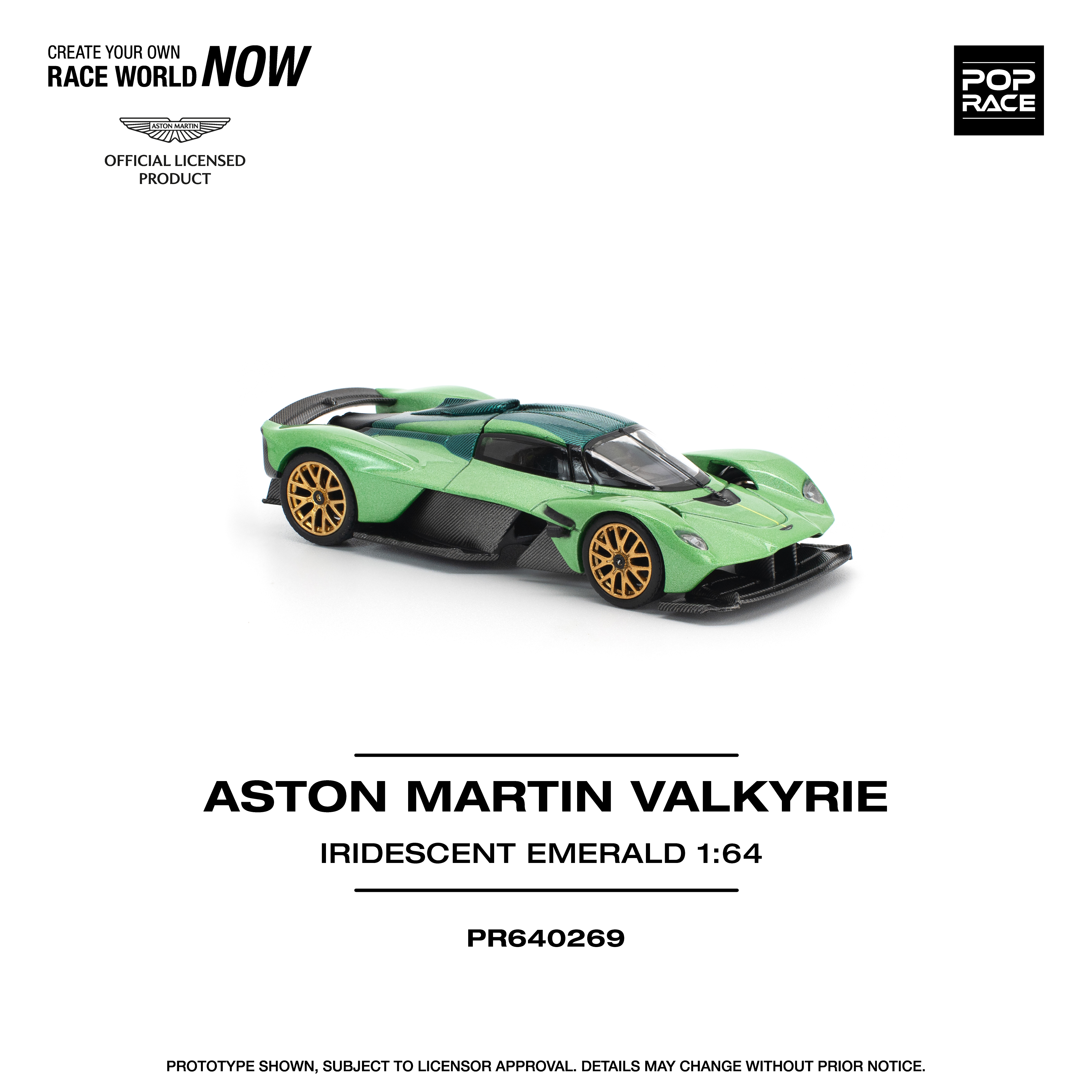 PR640269 ASTON MARTIN VALKYRIE IRIDESCENT EMERALD - Image 6