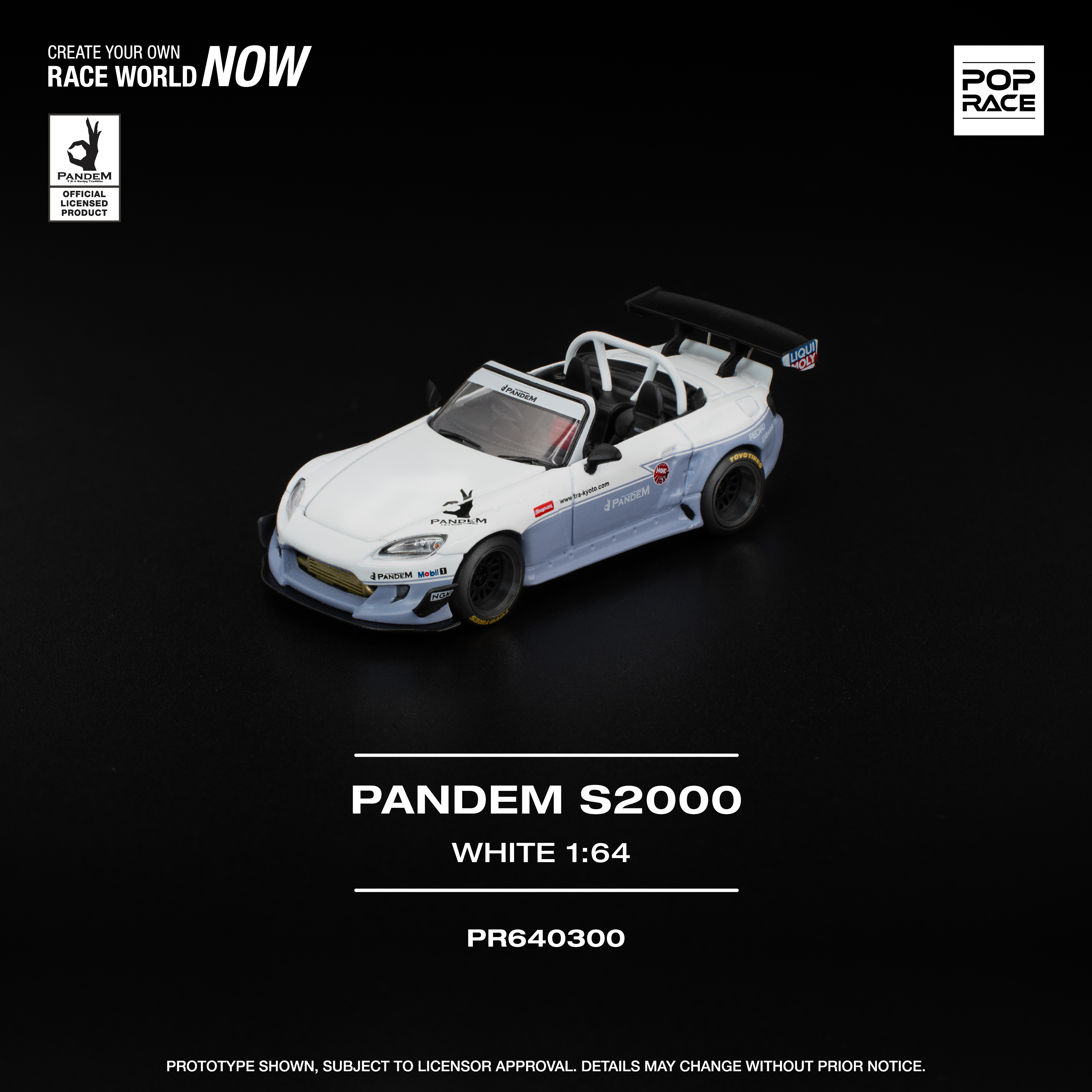 PR640300 PANDEM S2000 WHITE NEW TOOLING