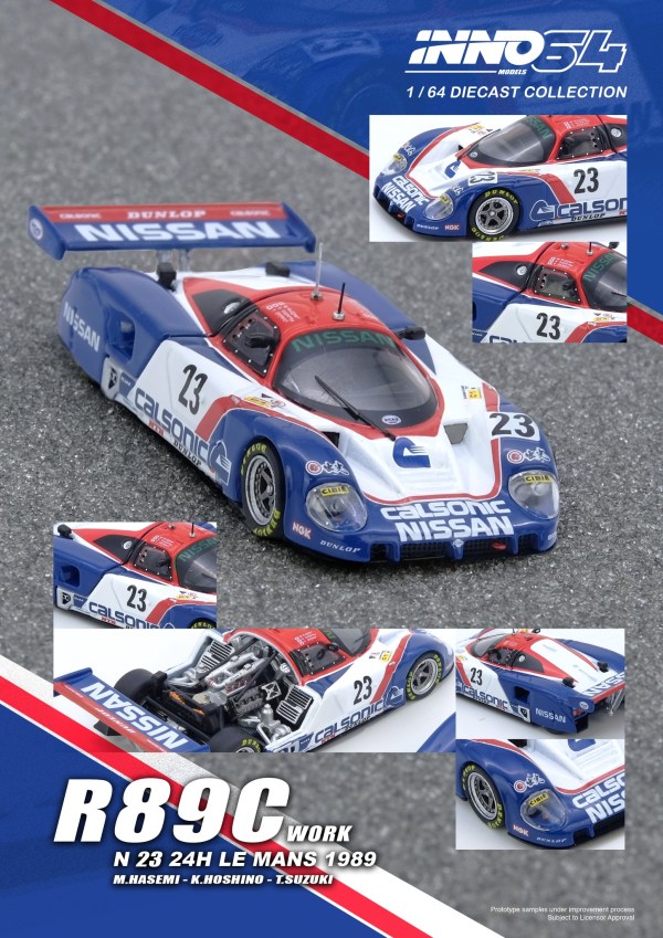 [In Stock] IN64-R89C-89LM23 - R89C LE MANS 1989 No23   Masahiro Hasemi / Kazuyoshi Hoshino / Toshio Suzuki