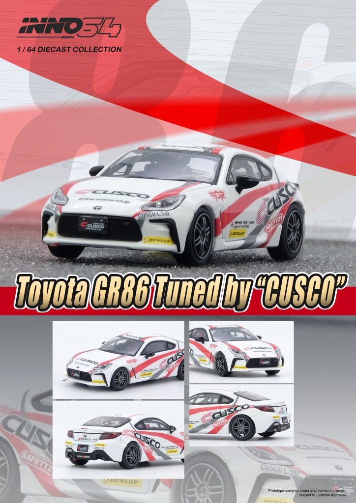 IN64-GR86-CUSCO - TOYOTA GR86 Tuned by "CUSCO"