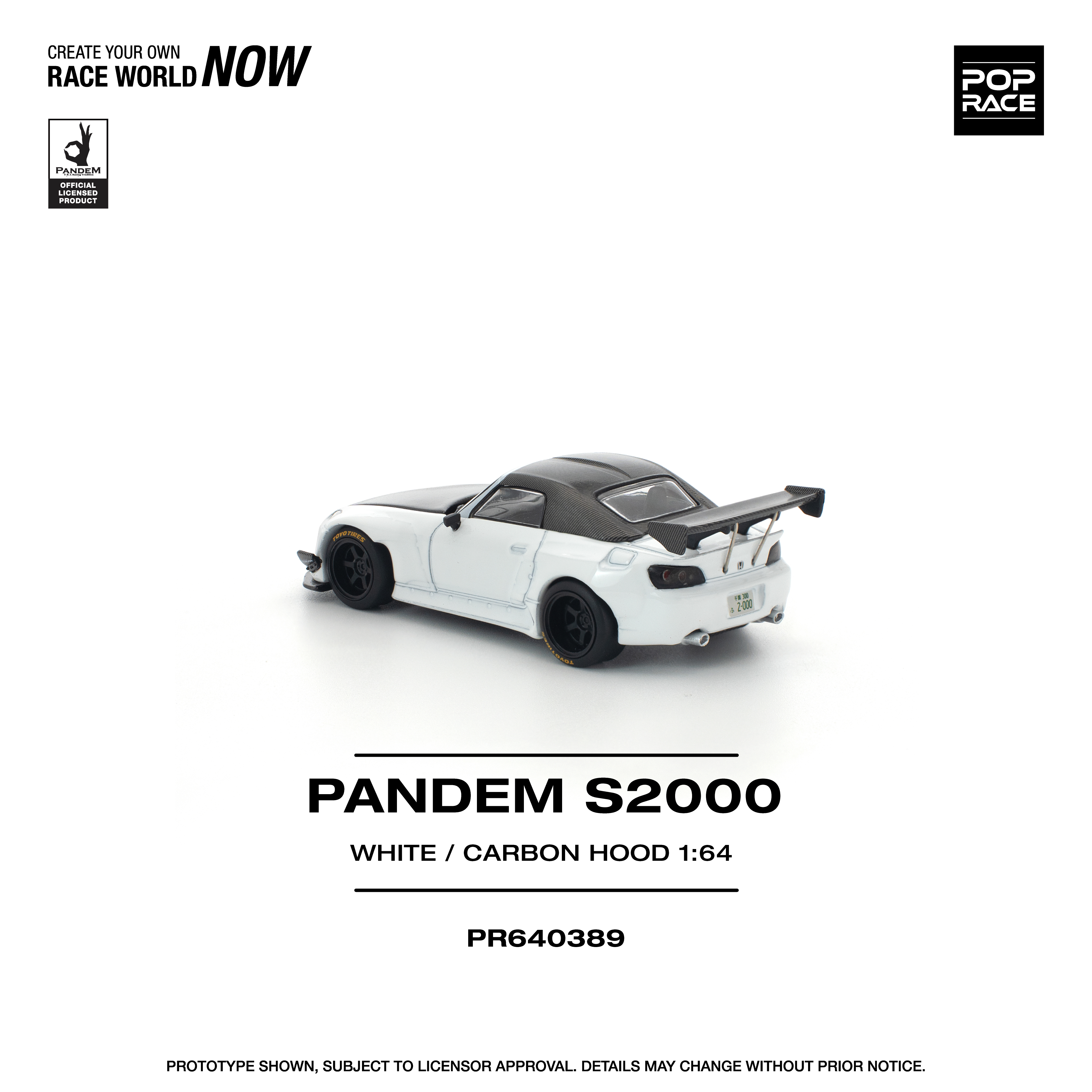 PR640389 PANDEM S2000 SOFTTOP WHITE TOOLING VARIANT - Image 5