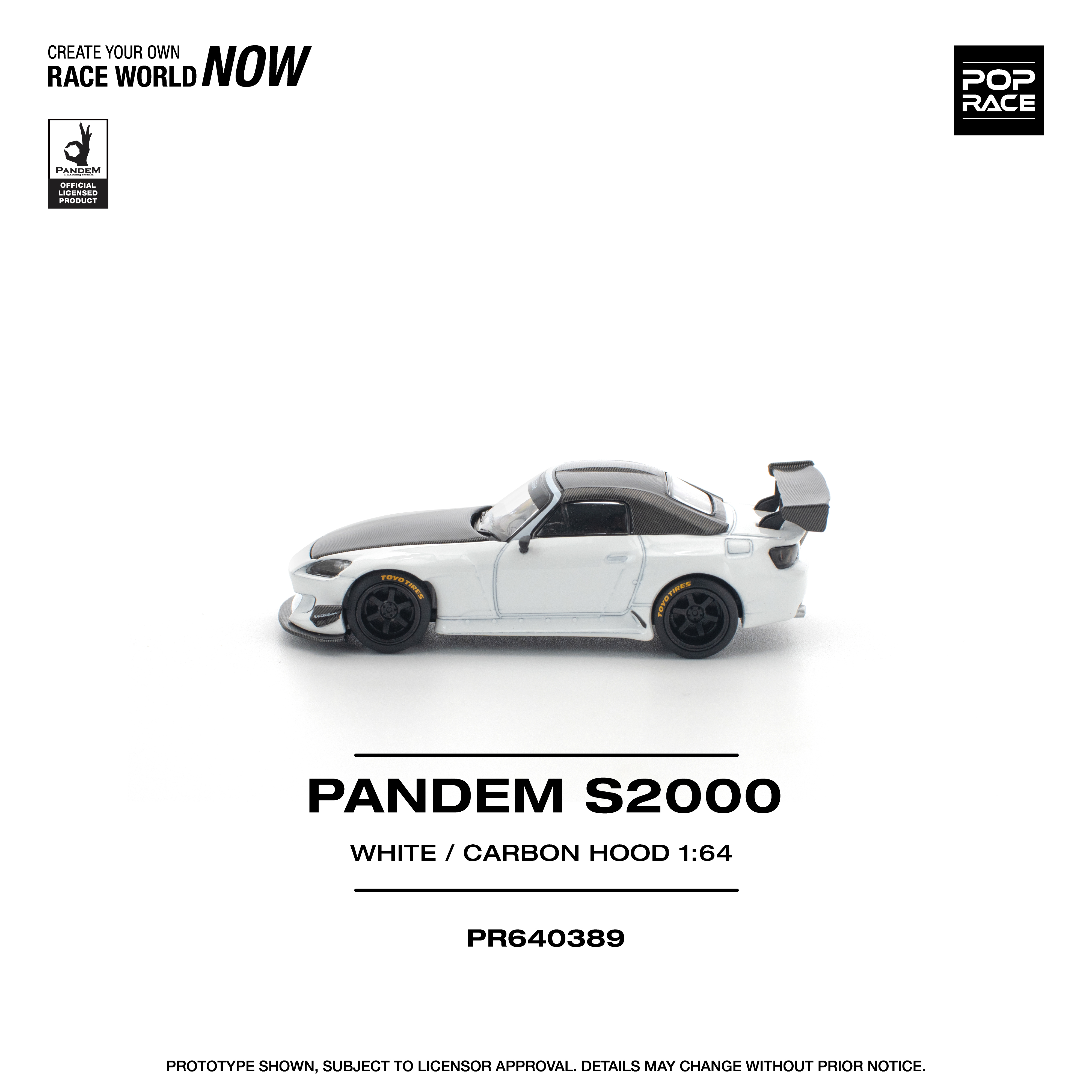 PR640389 PANDEM S2000 SOFTTOP WHITE TOOLING VARIANT - Image 4