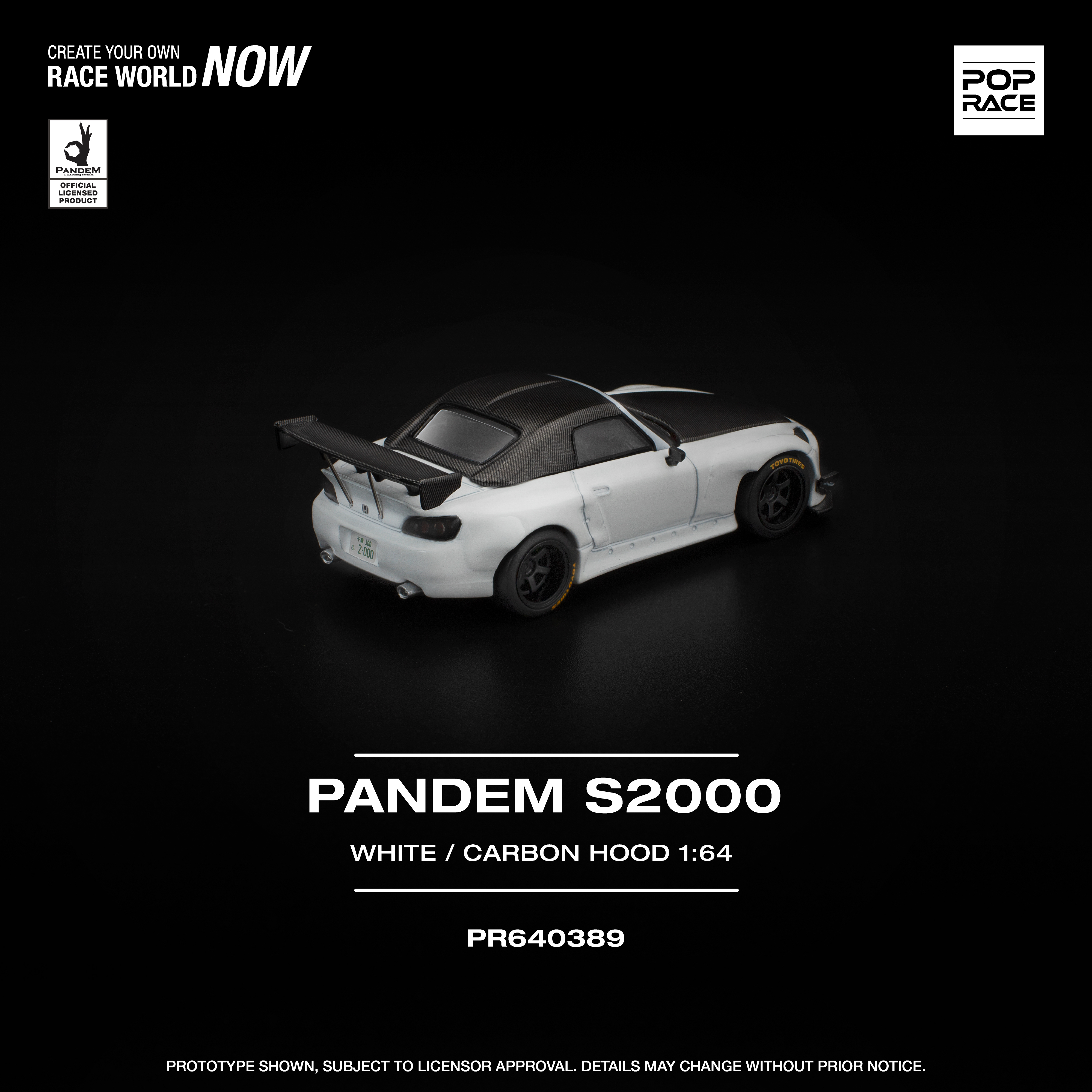 PR640389 PANDEM S2000 SOFTTOP WHITE TOOLING VARIANT - Image 3