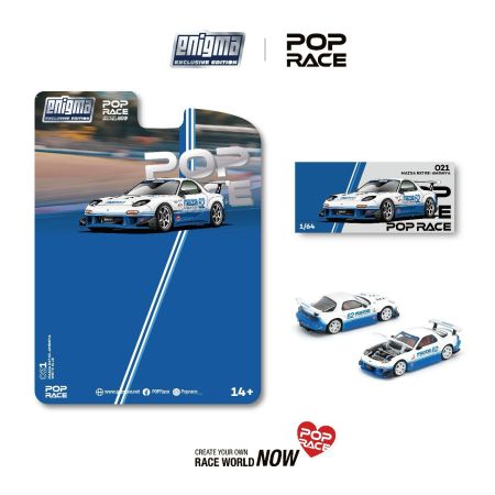 PRE021 MAZDA RX7 (FD3S) BLUE / WHITE
