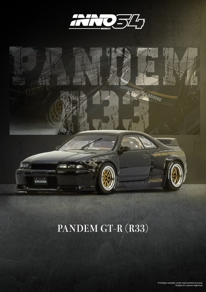 IN64-R33P-BLA - PANDEM GT-R (BCNR33) Black
