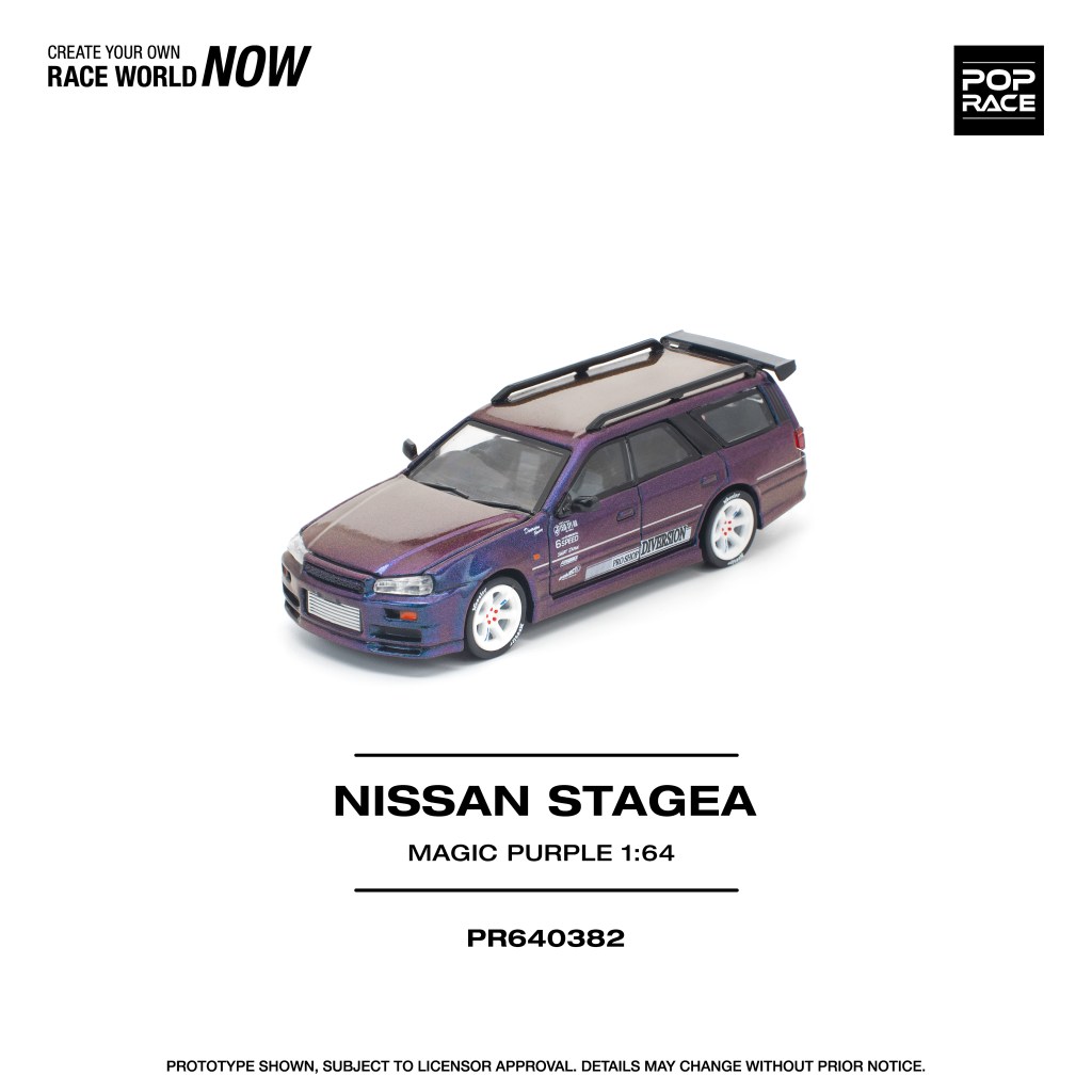 PR640382 NISSAN STAGEA MAGIC PURPLE