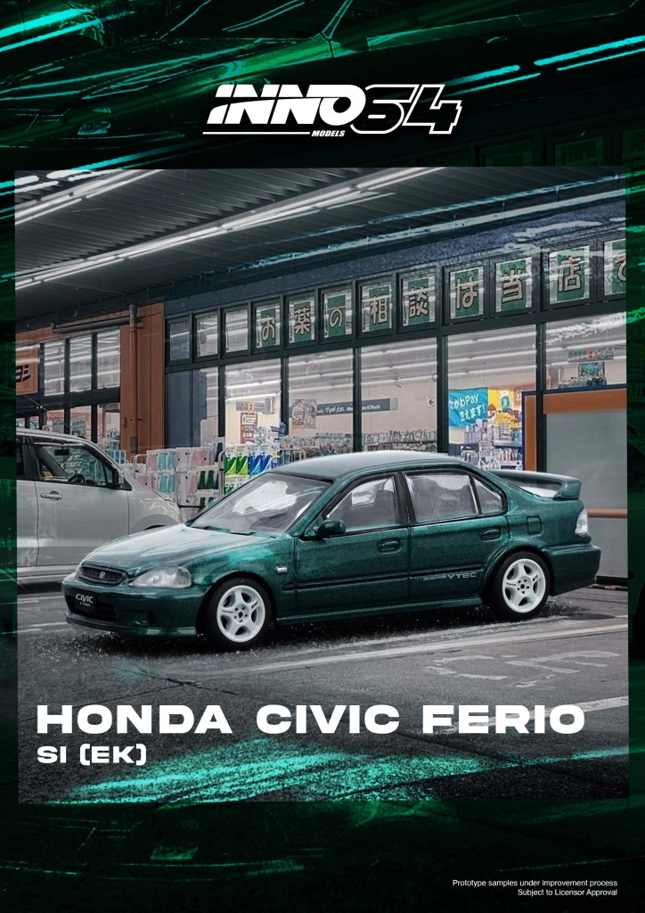 IN64-EKS-GREEN - HONDA CIVIC Ferio Si (EK) Green