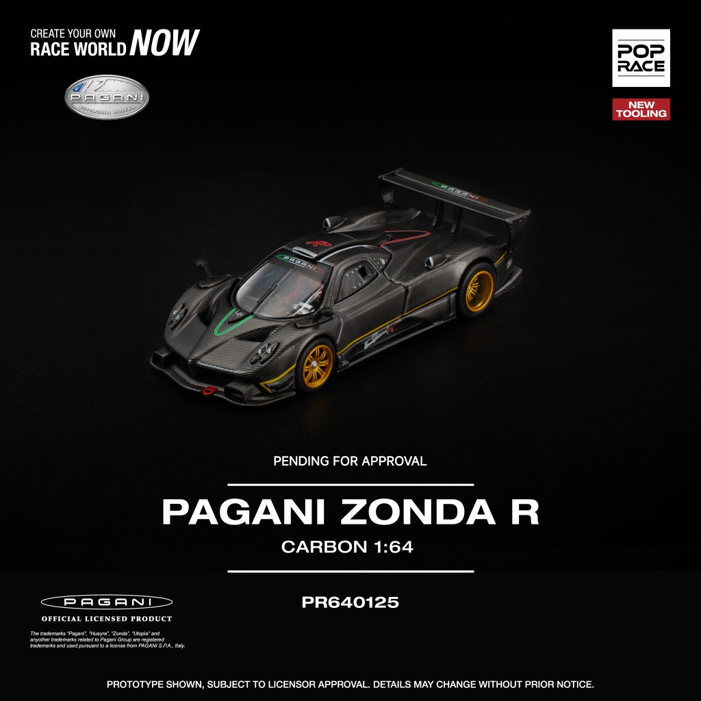 PR640125 PAGANI ZONDA R NEW TOOLING