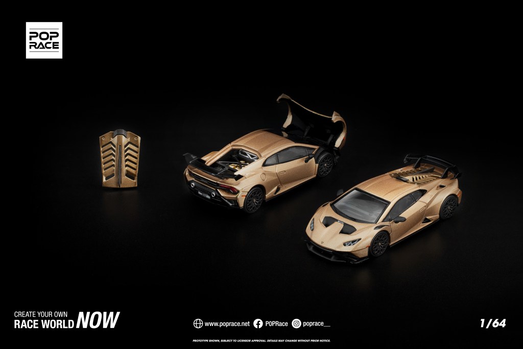 PR640413 LAMBORGHINI HURACAN STO MATTE GOLD