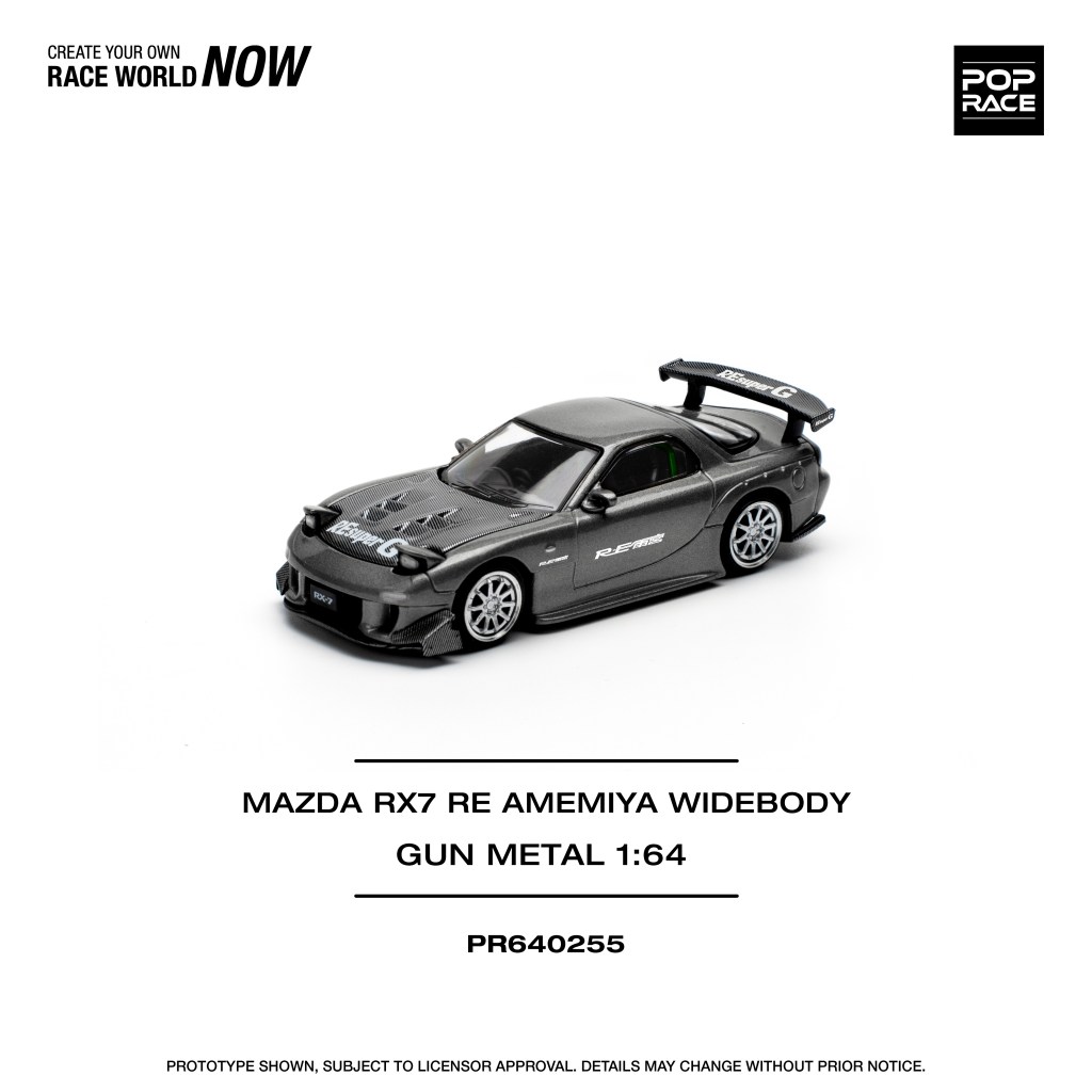PR640255 Mazda RX7 Re-Amemiya Gun Metal