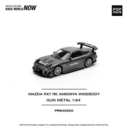 PR640255 Mazda RX7 Re-Amemiya Gun Metal