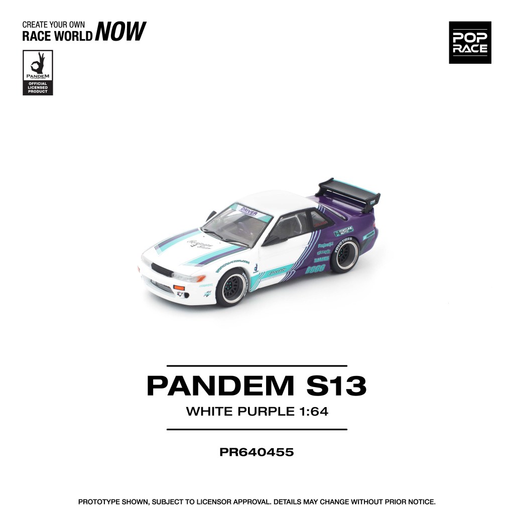 PR640455 PANDEM S13 WHITE PURPLE