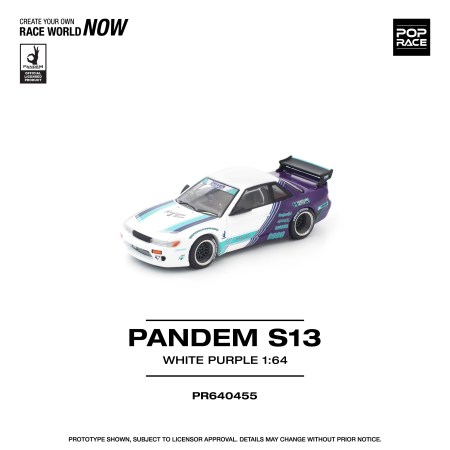 PR640455 PANDEM S13 WHITE PURPLE