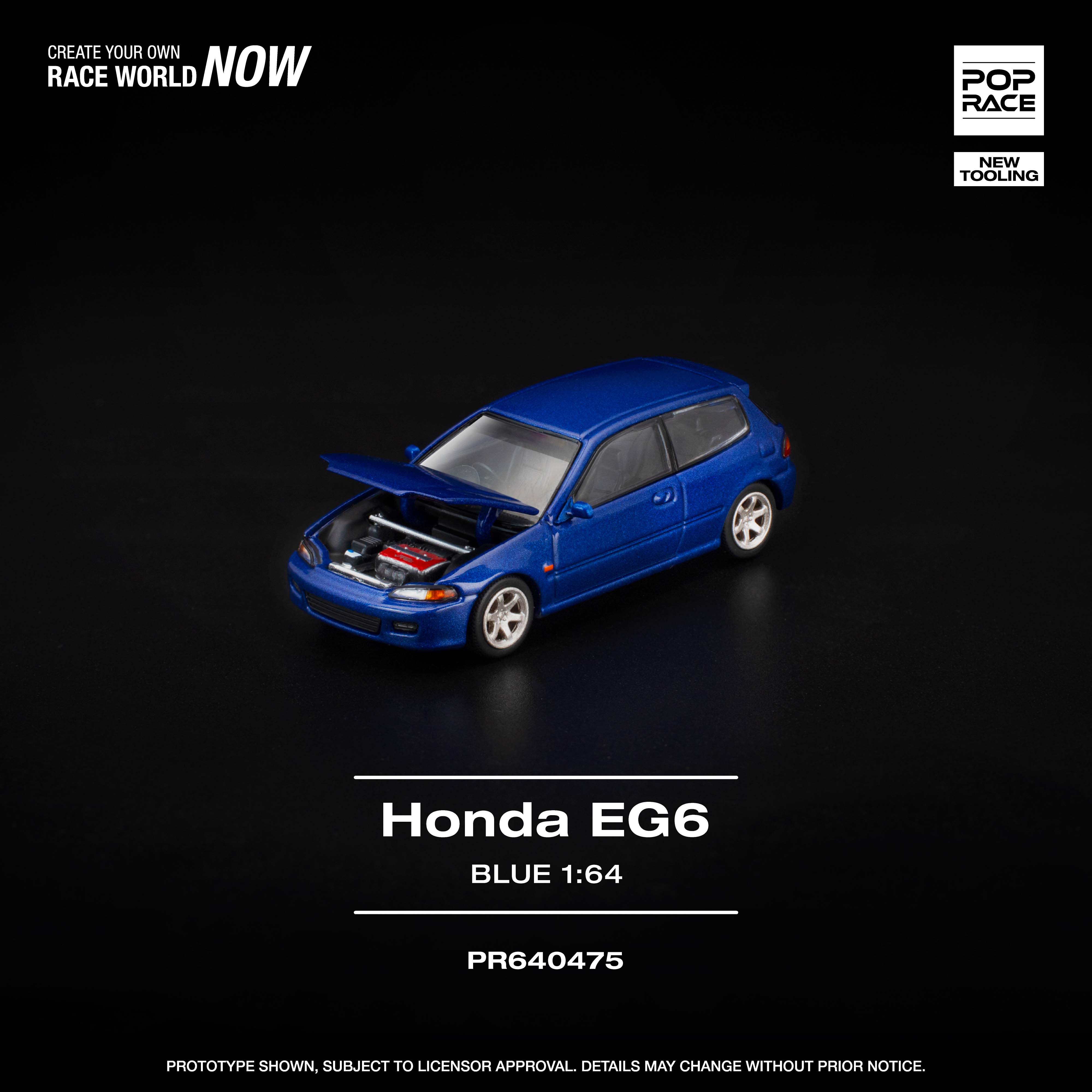 PR640475 HONDA CIVIC (EG6) CAPTIVA BLUE NEW TOOLING - Image 4