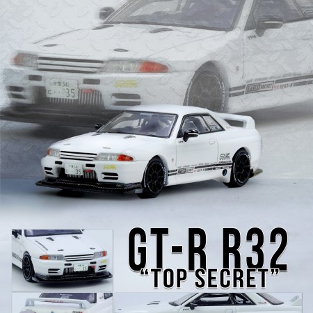 IN64-VR32TS-WHITE TOP SECRET VR32 GT-R White