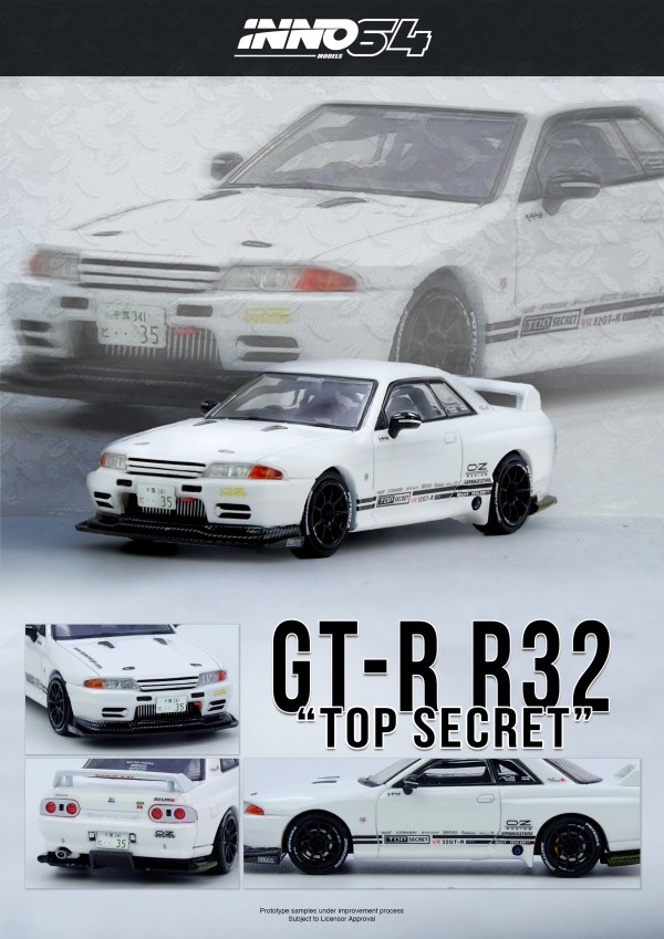 [Pre-Order] IN64-VR32TS-WHITE TOP SECRET VR32 GT-R White