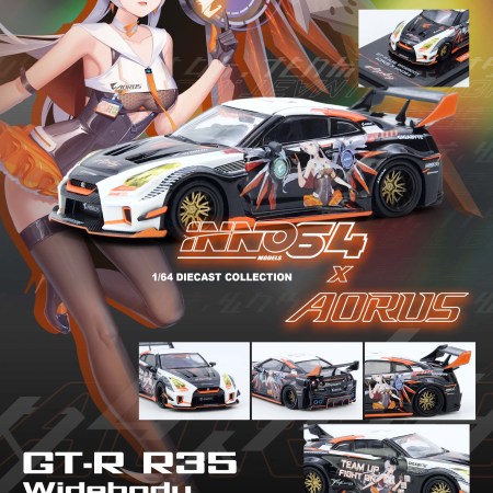 IN64-R35LB-AORUS GT-R R35 WIDEBODY AORUS X INNO64 Limited Edition