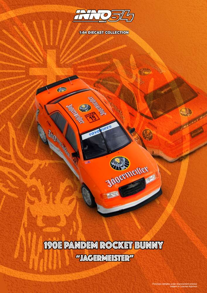 IN64-190EP-JGMT PANDEM ROCKET BUNNY 190E JAGERMEISTER