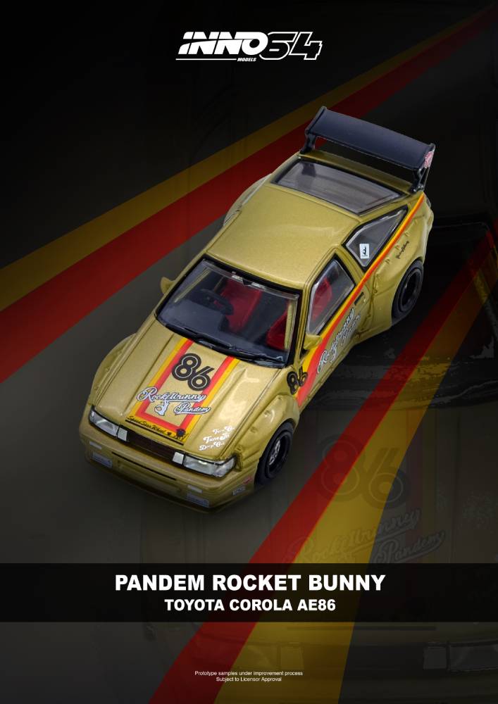 IN64-AE86P-GLD PANDEM ROCKET BUNNY AE86 Levin