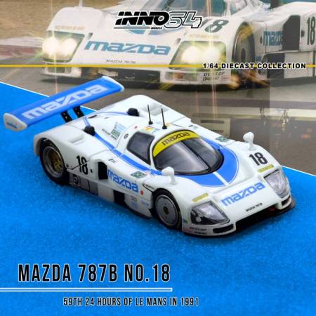 IN64-787B-LM91W MAZDA 787B Winner At 24 Hours Le Mans 1991