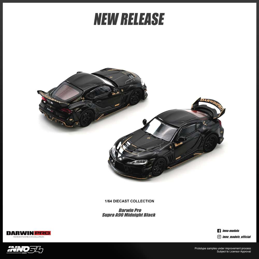 IN64-A90DP-GBLACK DARWIN PRO Supra A90 Gloss Black