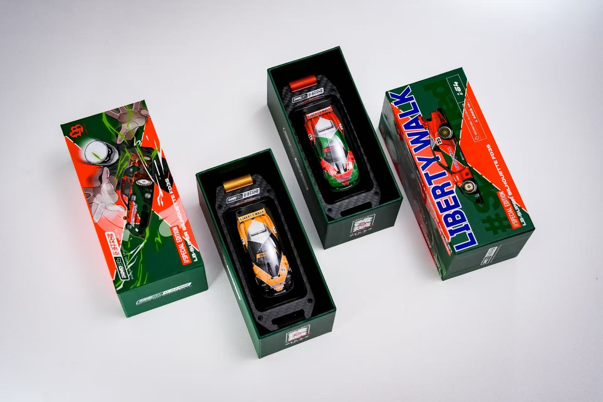 IN64-DSTANDS-LB-FD3S INNO X DSTANDS LB-SUPER SILHOUETTE FD3S (With Chase Car) - Image 5
