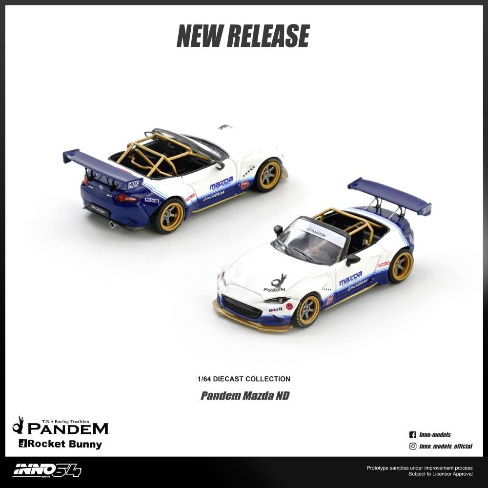 IN64-MX5P-ND-01 Mazda MX-5 (ND) Miata "PANDEM ROCKET BUNNY" V1.0