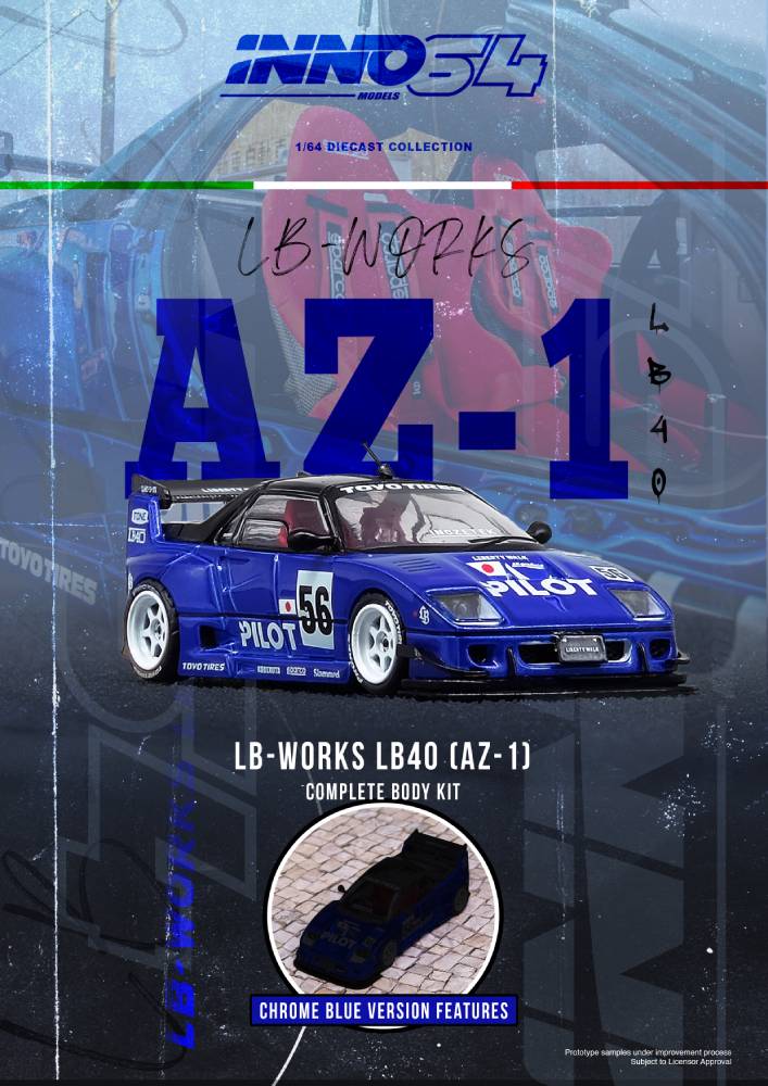 IN64-LBWK-AZ1-01 MAZDA AZ-1 LIBERTY WALK LB40 "PILOT"